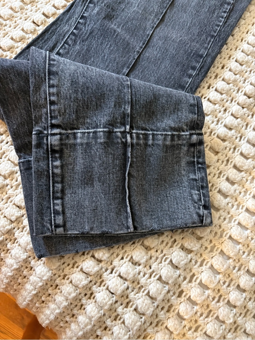 Habitual Black Washed Wide Leg Jeans - Picture 3 of 6